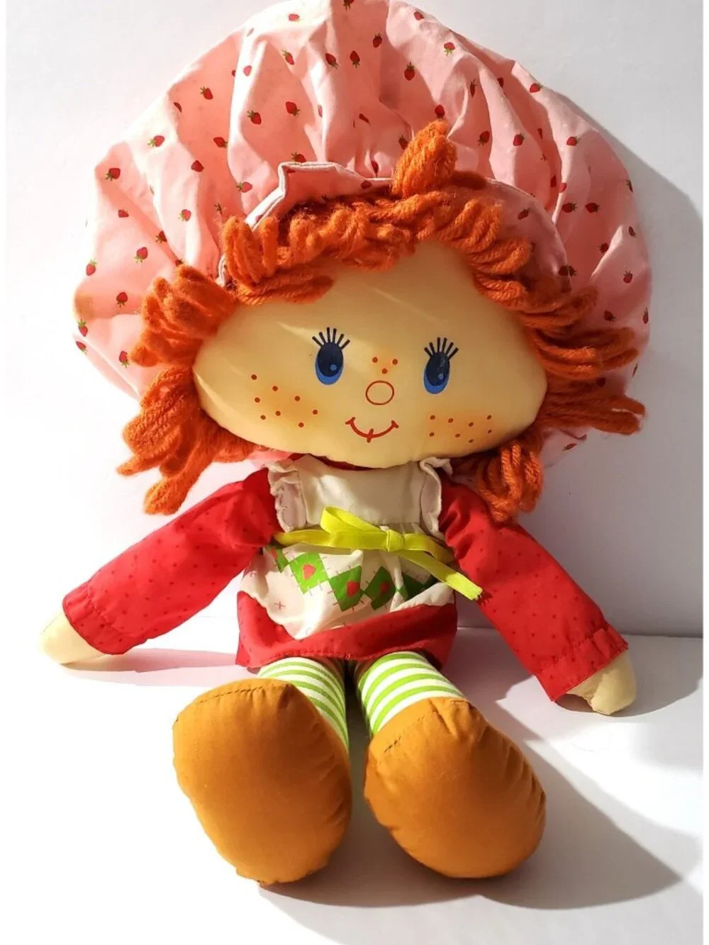 AGC Kenner STRAWBERRY SHORTCAKE RAG DOLL cloth body yarn hair 14